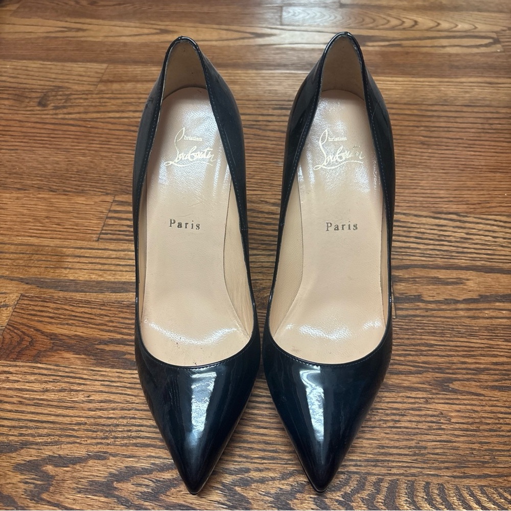 Christian Louboutin Glossy Black Heels